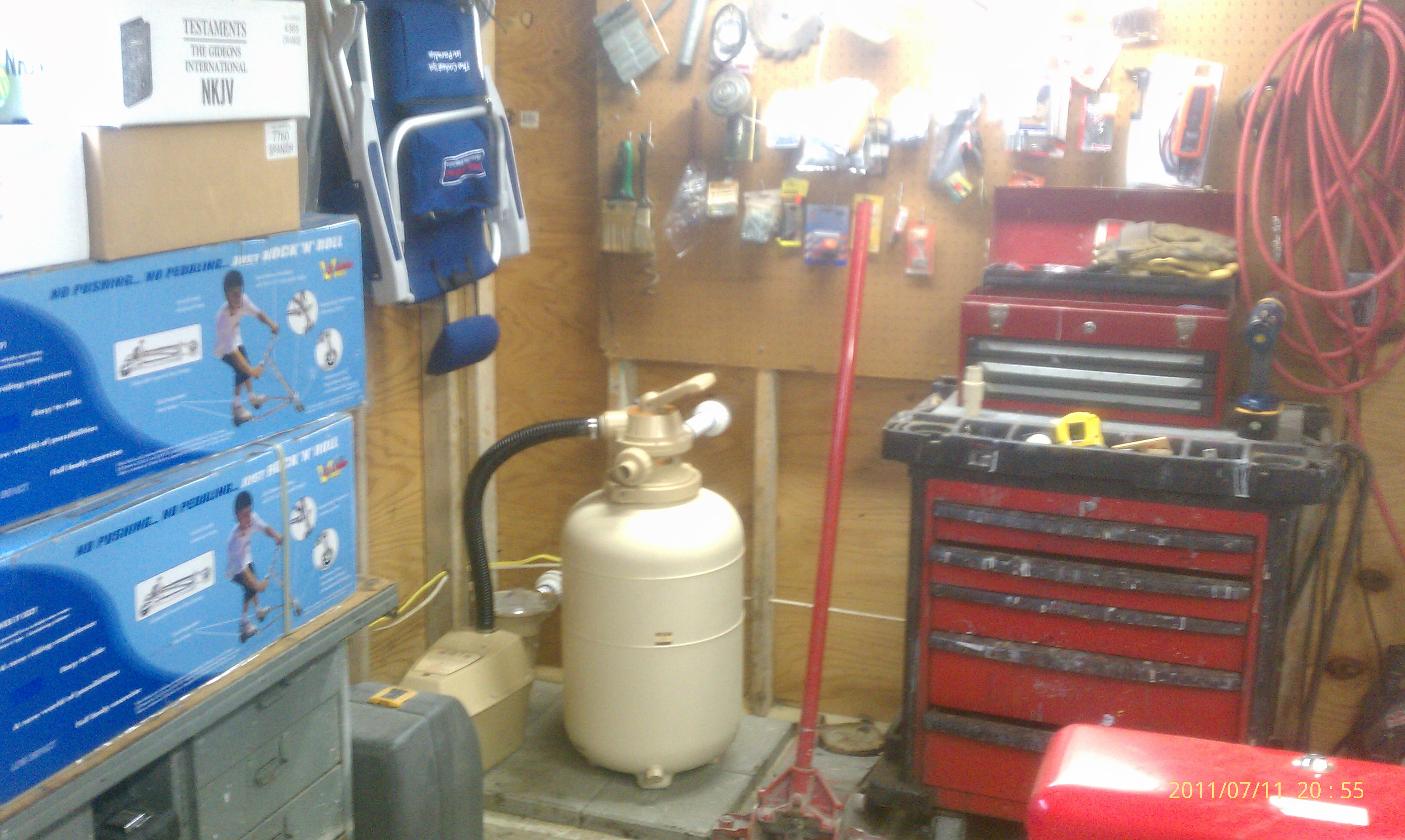 equipment-setup-in-garage
